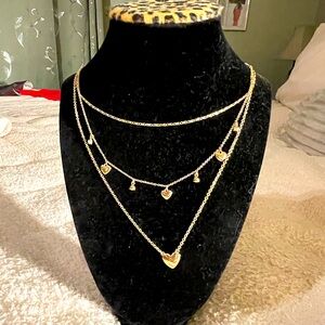 LC Lauren Conrad Gold Delicate Pendant Necklace